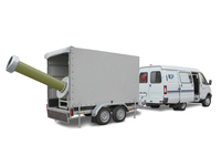 ETL-250 installed in a van with a drawbar trailer